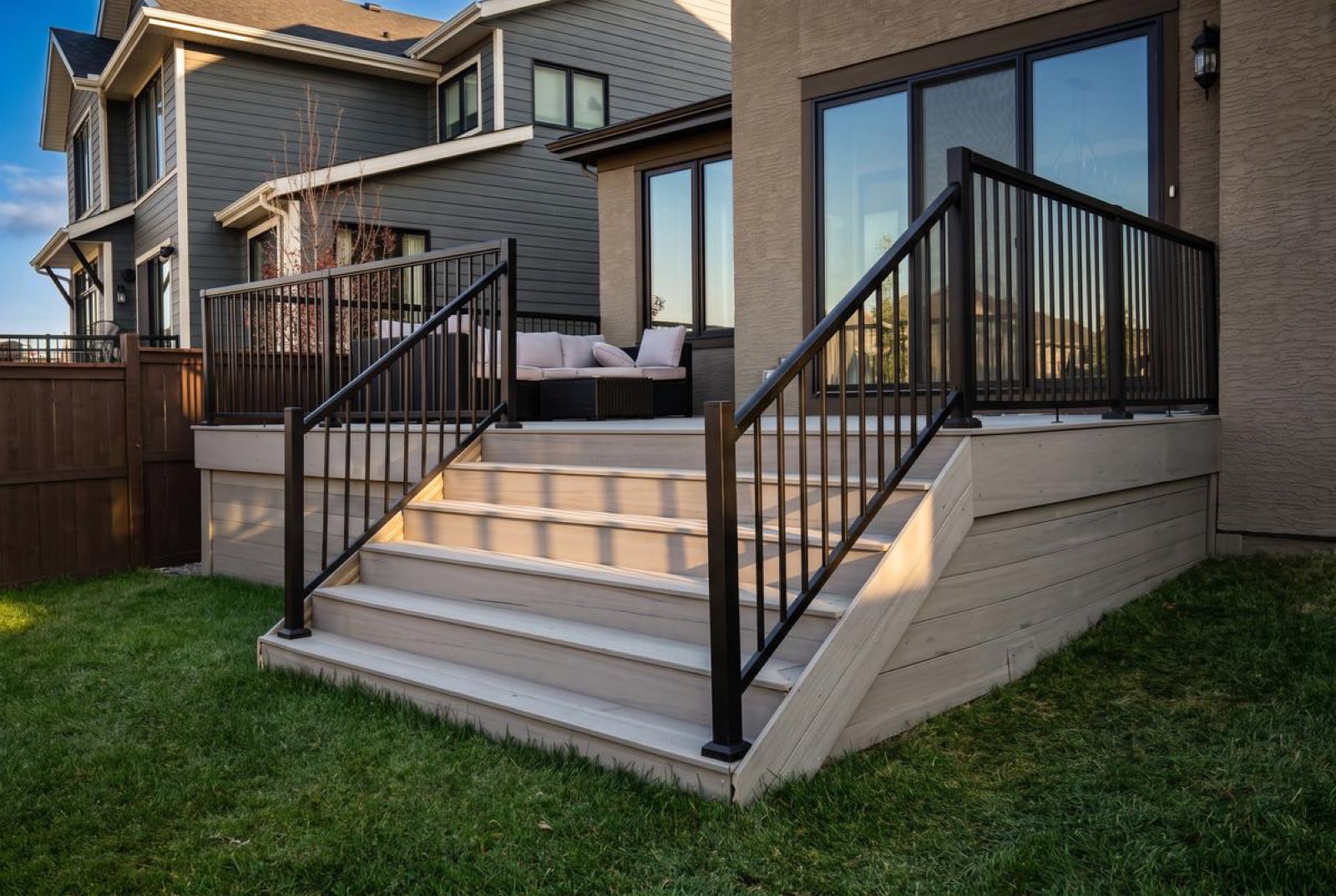 Composite deck and stairs